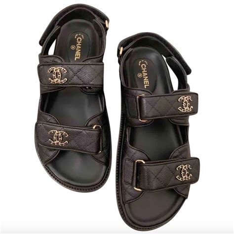 chanel dad sandals 2024|chanel dad sandals size 35.